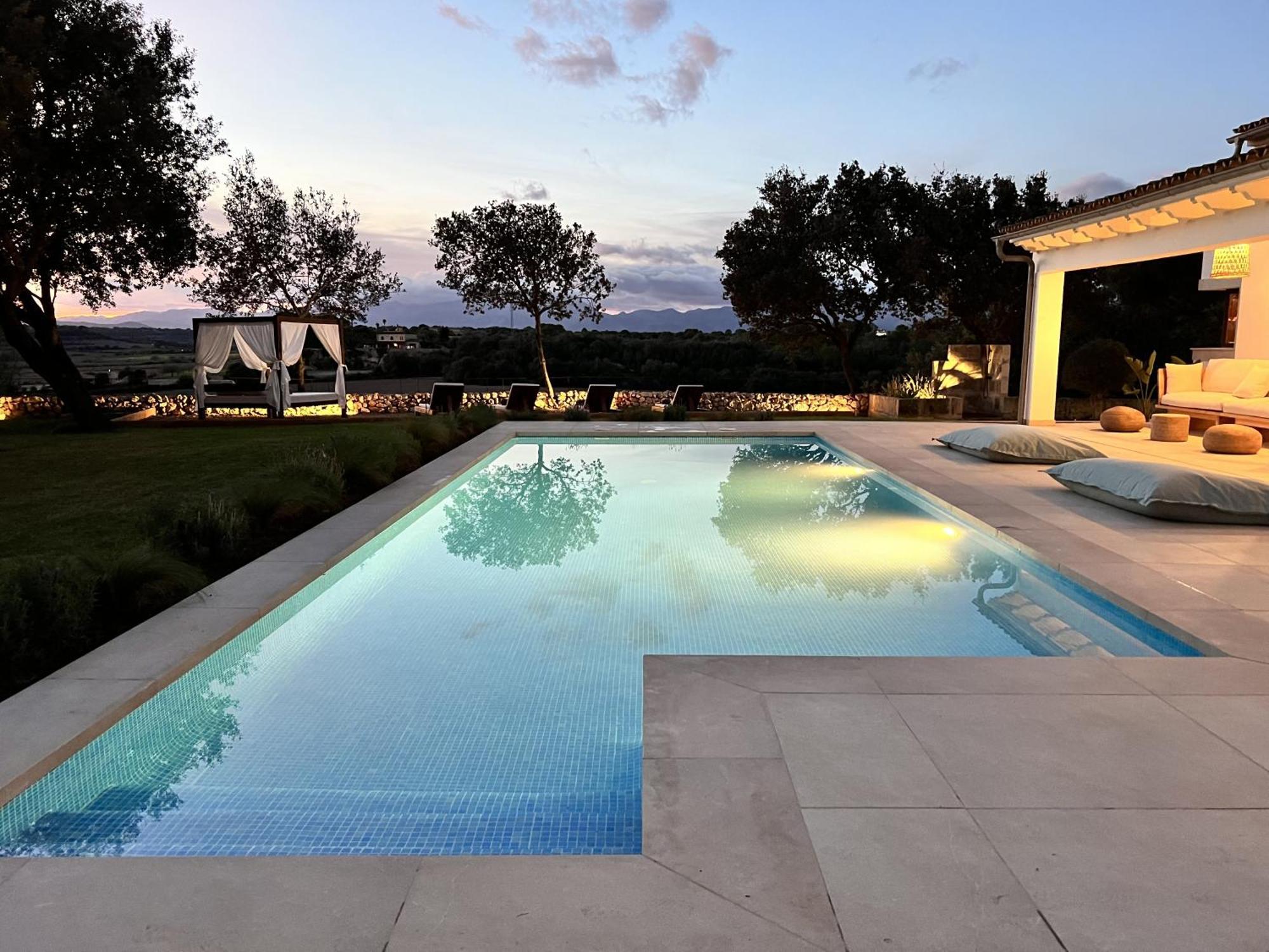 Es Mirador De Vernissa Jacuzzi Sauna Y Piscina Santa Margalida Exteriör bild