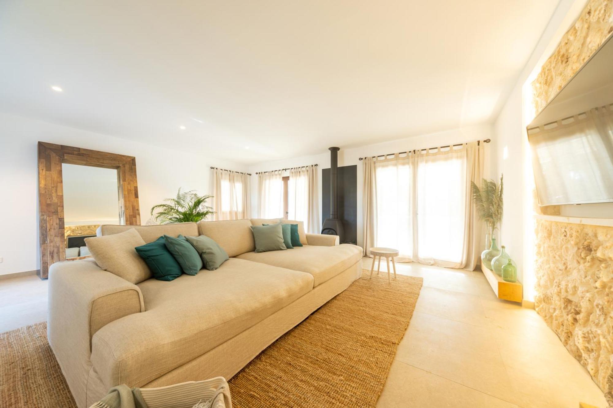 Es Mirador De Vernissa Jacuzzi Sauna Y Piscina Santa Margalida Exteriör bild