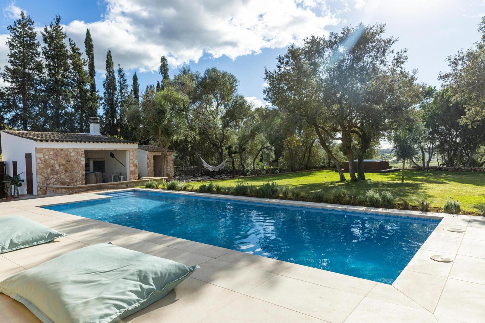 Es Mirador De Vernissa Jacuzzi Sauna Y Piscina Santa Margalida Exteriör bild