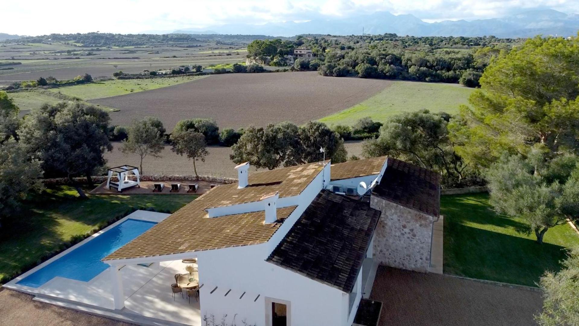Es Mirador De Vernissa Jacuzzi Sauna Y Piscina Santa Margalida Exteriör bild