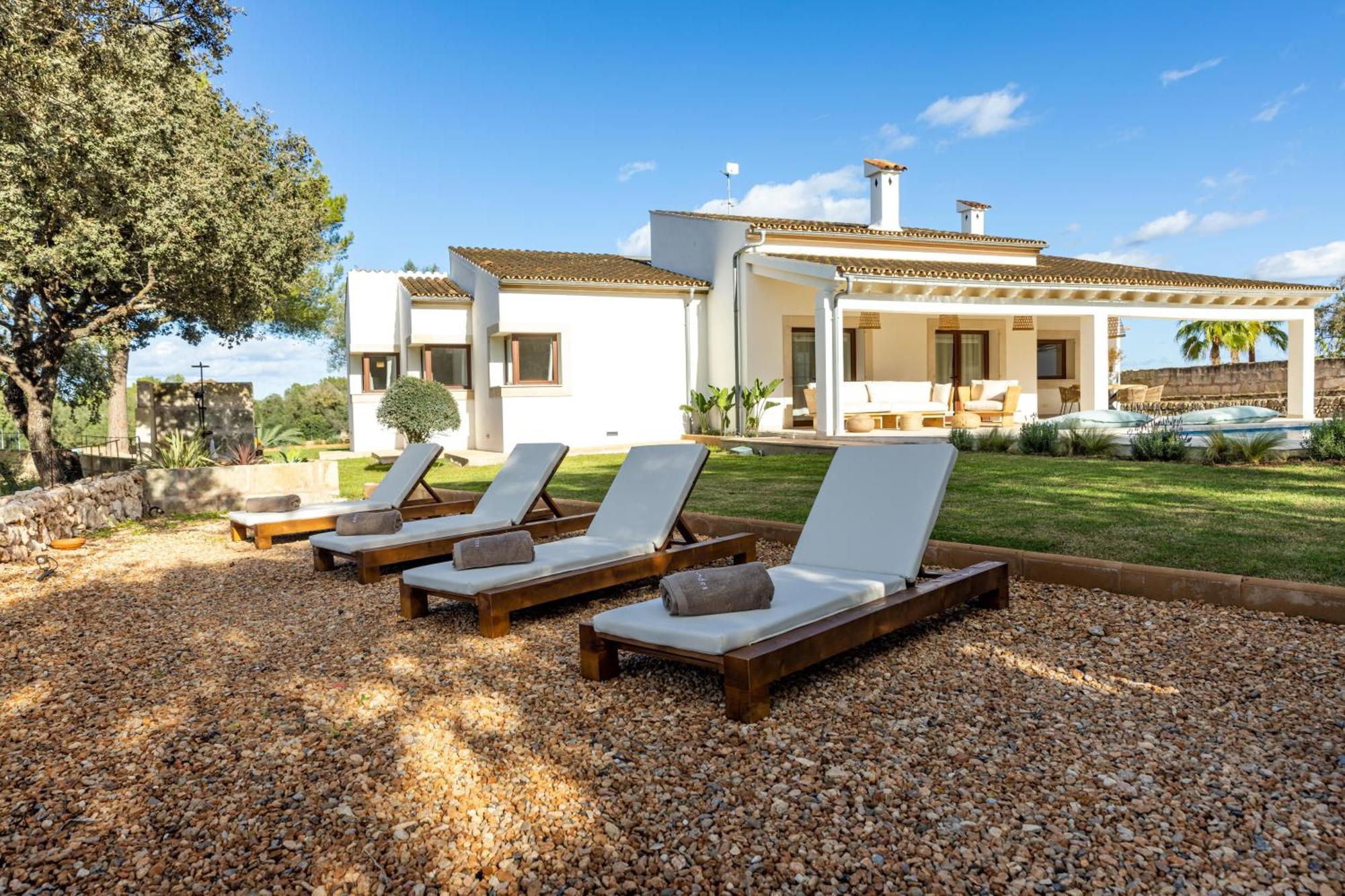 Es Mirador De Vernissa Jacuzzi Sauna Y Piscina Santa Margalida Exteriör bild