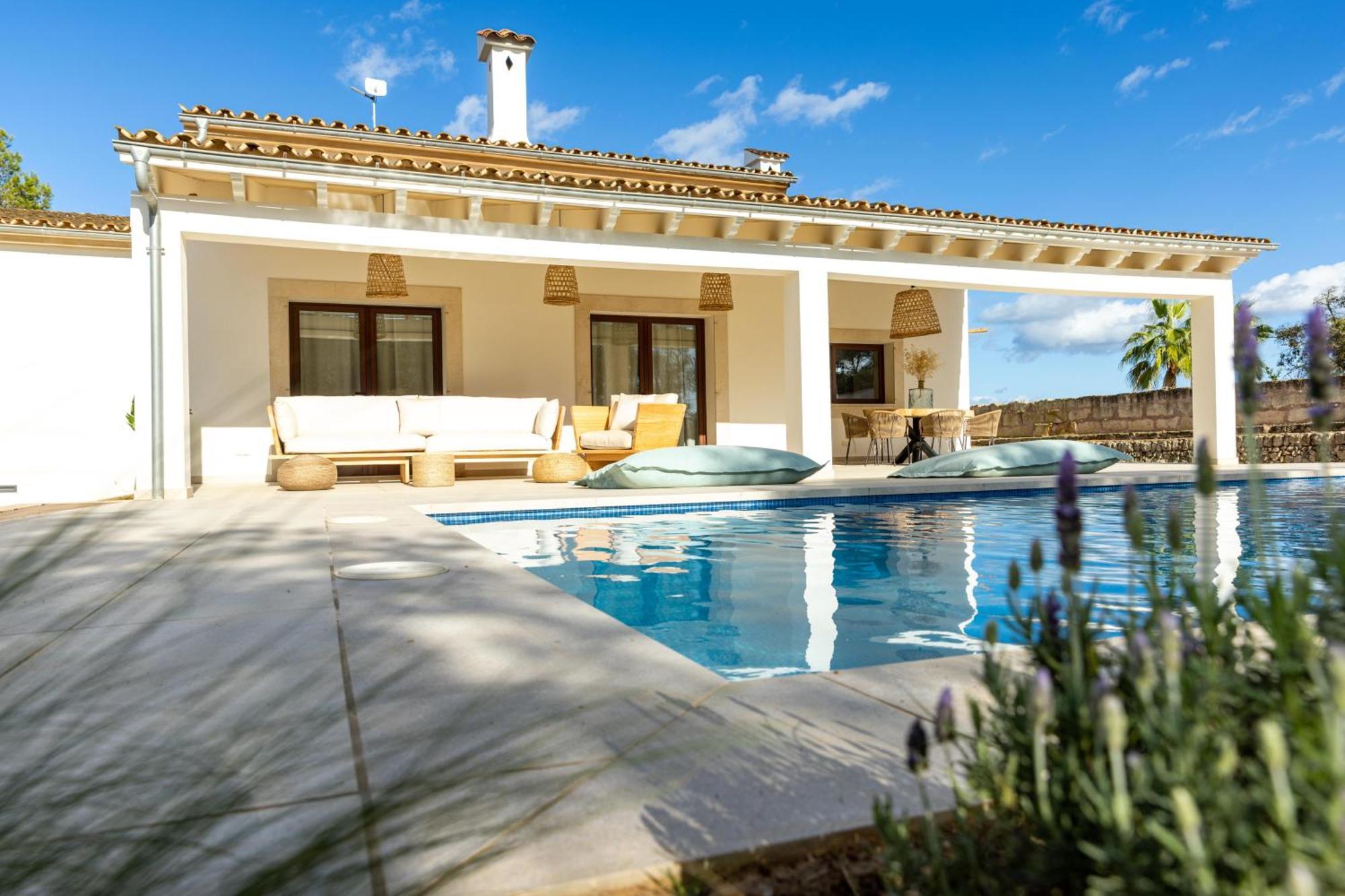 Es Mirador De Vernissa Jacuzzi Sauna Y Piscina Santa Margalida Exteriör bild