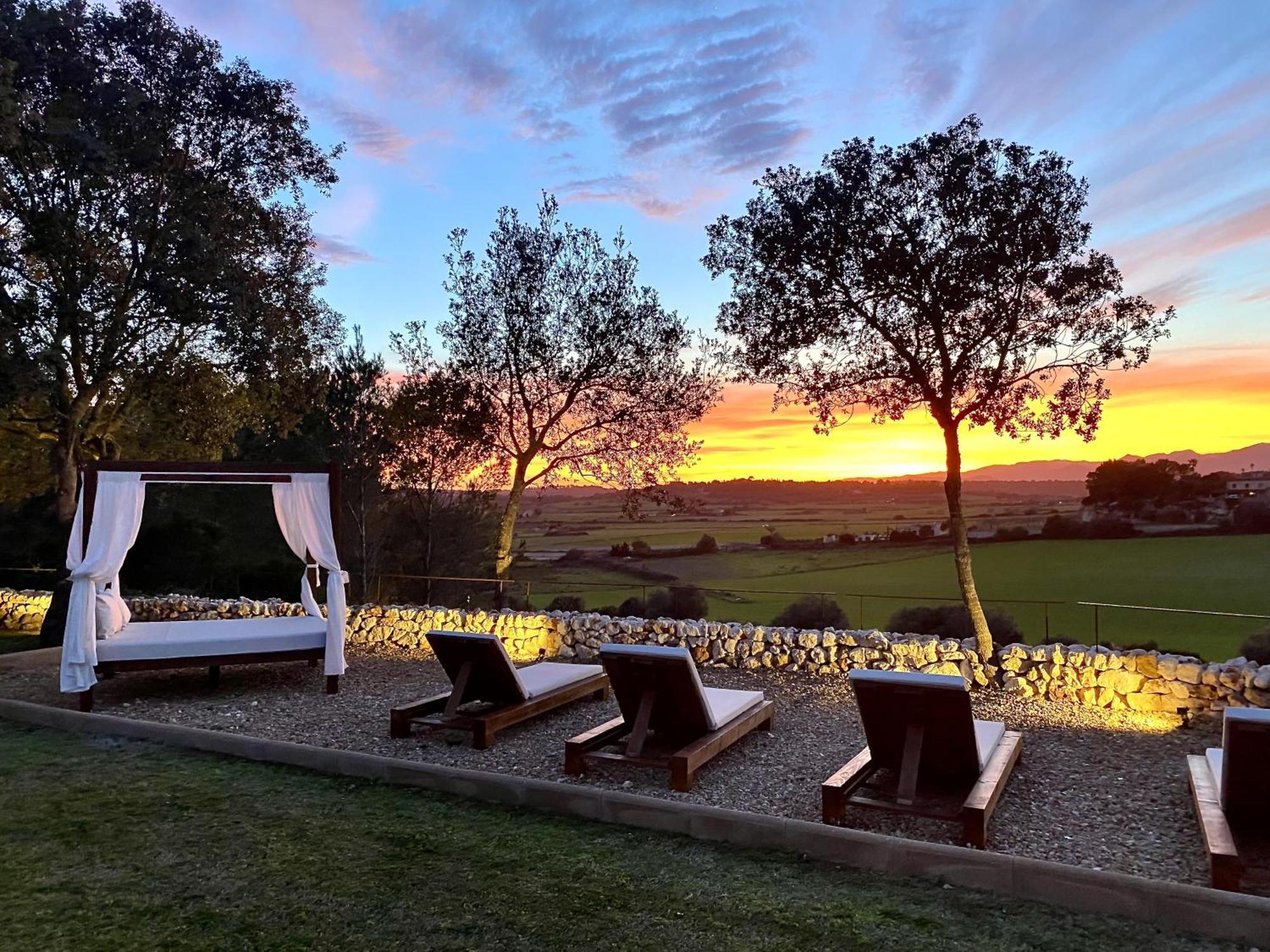 Es Mirador De Vernissa Jacuzzi Sauna Y Piscina Santa Margalida Exteriör bild